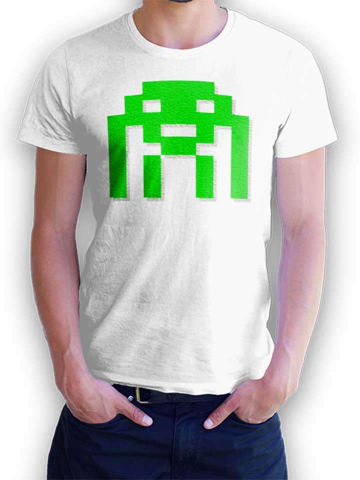 Space Invader T-Shirt weiss L