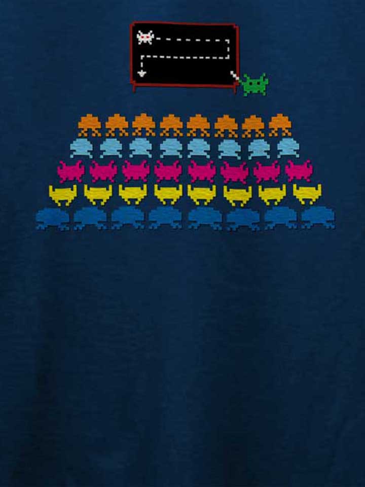 space-invaders-school-t-shirt dunkelblau 4
