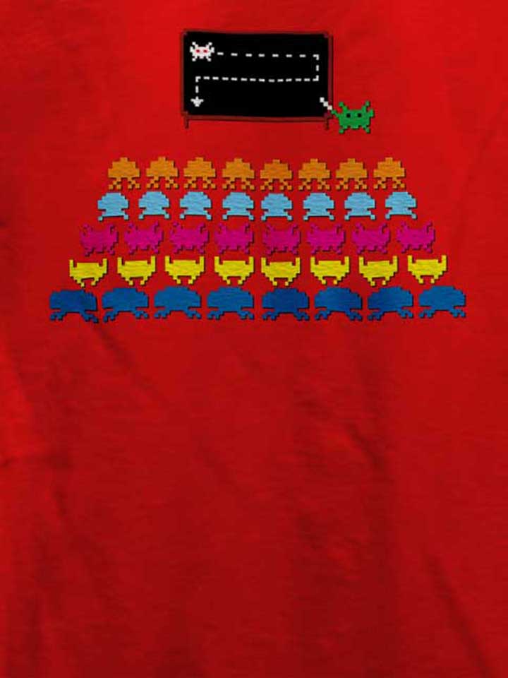 space-invaders-school-t-shirt rot 4