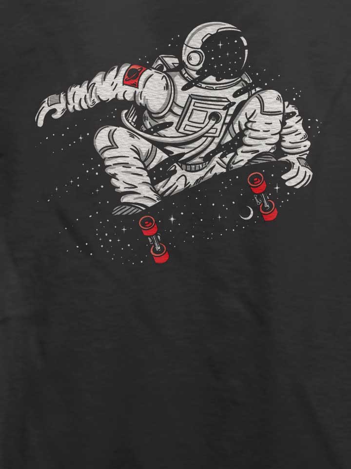 space-skater-astronaut-02-t-shirt dunkelgrau 4