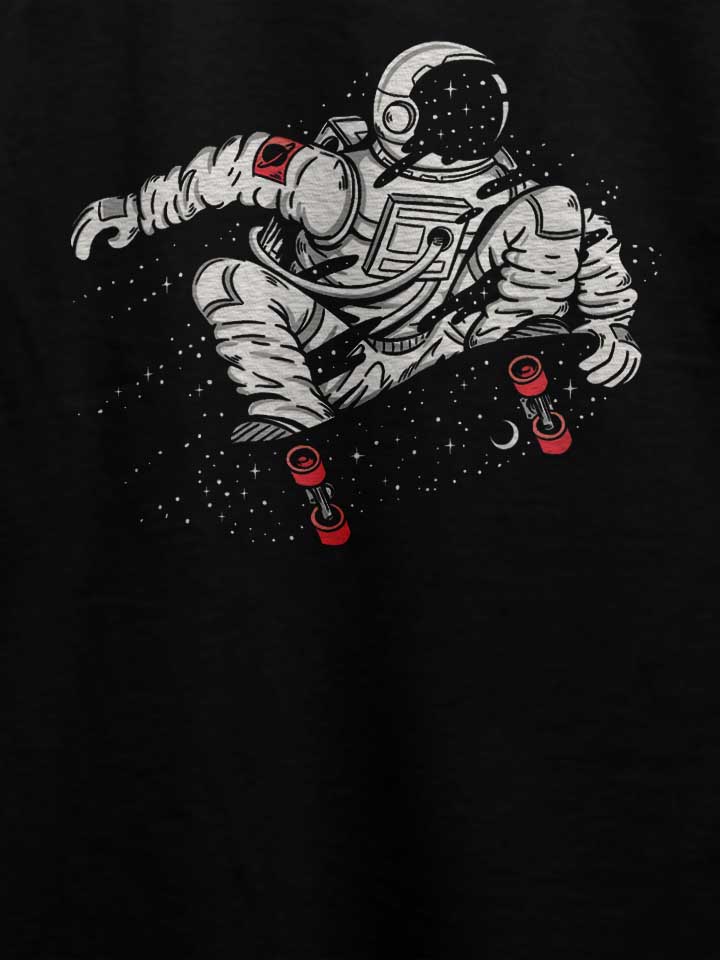 space-skater-astronaut-02-t-shirt schwarz 4