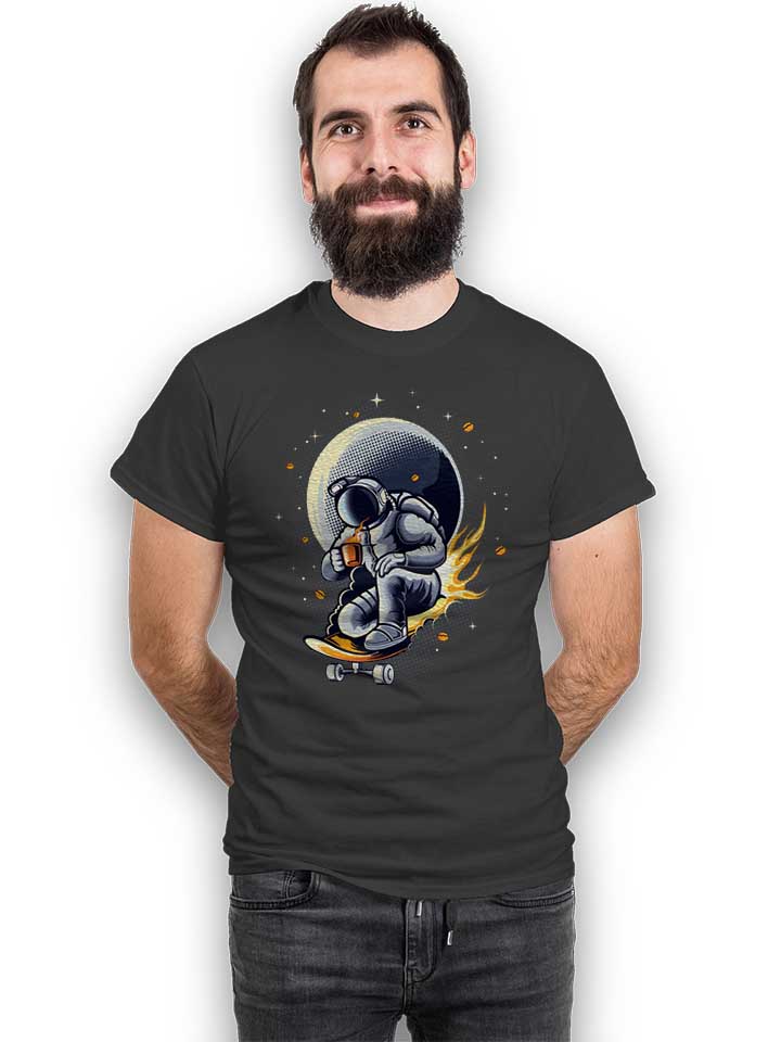 space-skater-astronaut-t-shirt dunkelgrau 2