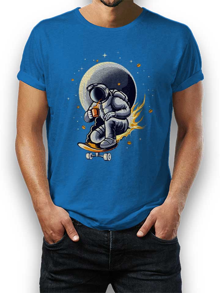 Space Skater Astronaut T-Shirt royal L