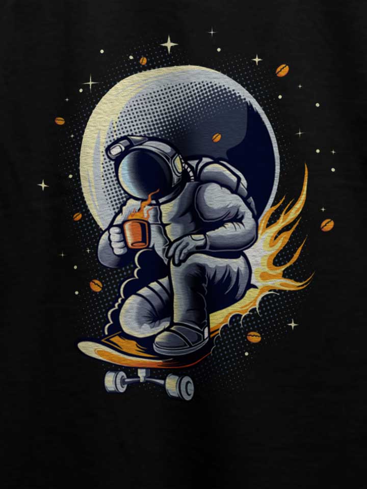 space-skater-astronaut-t-shirt schwarz 4