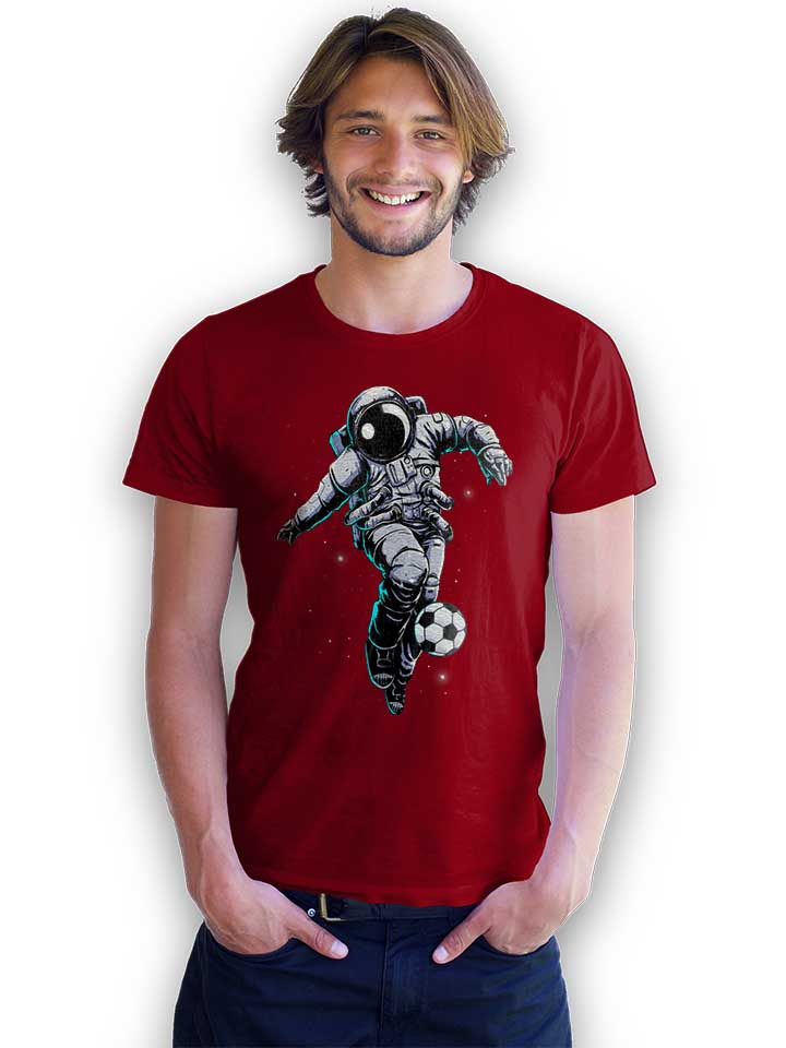 space-soccer-astronaut-t-shirt bordeaux 2