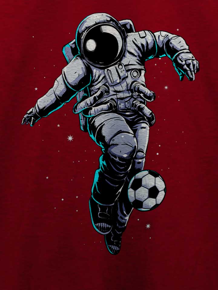 space-soccer-astronaut-t-shirt bordeaux 4