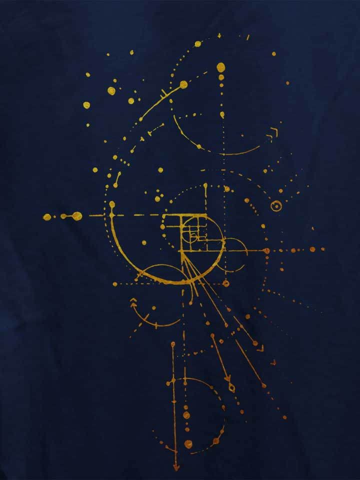 sparkle-golden-ratio-damen-t-shirt dunkelblau 4