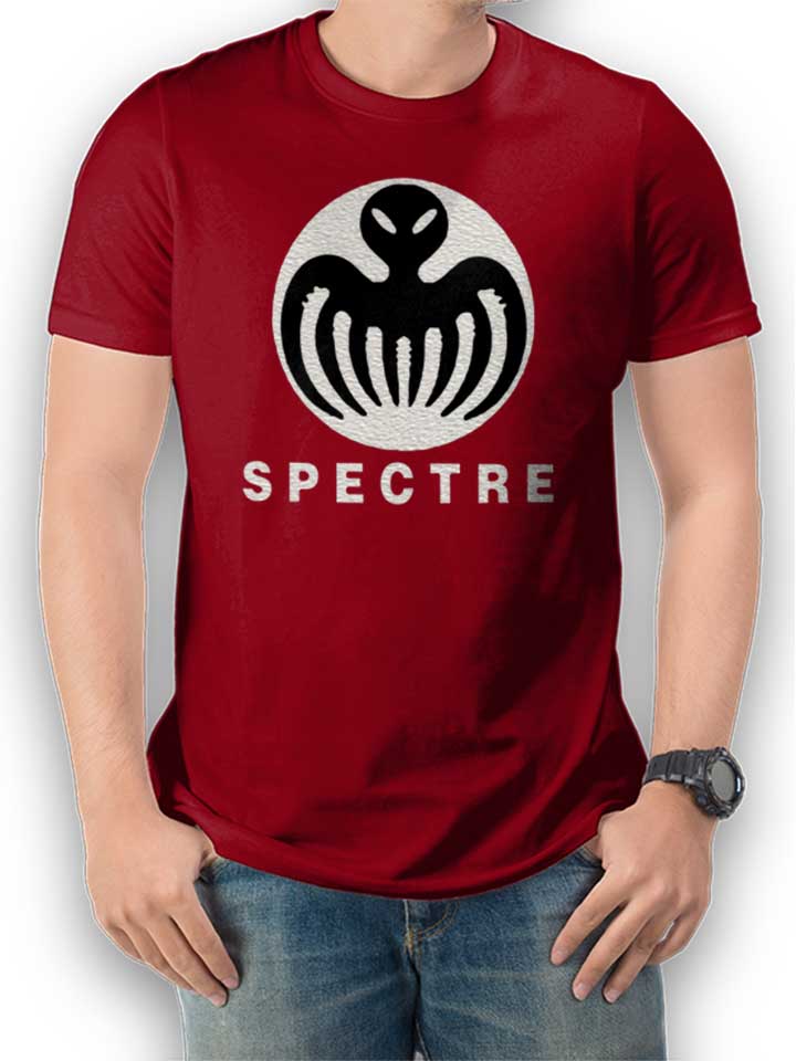 spectre-logo-t-shirt bordeaux 1