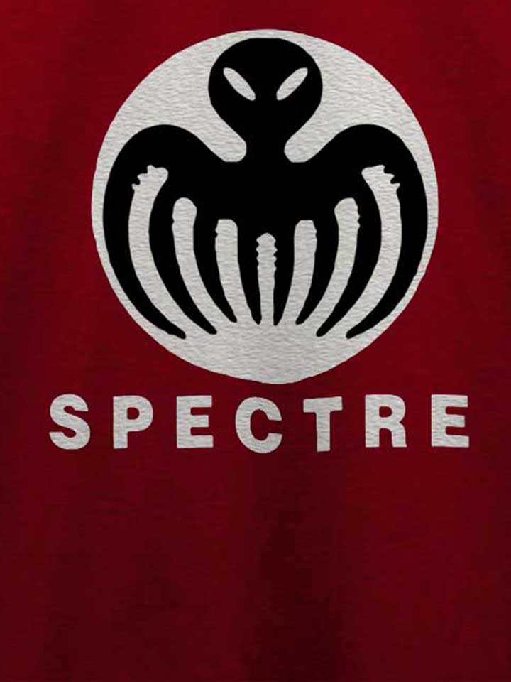 spectre-logo-t-shirt bordeaux 4