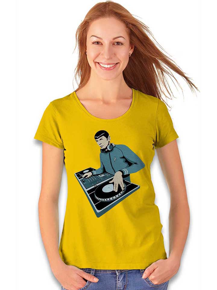 spock-dj-damen-t-shirt gelb 2