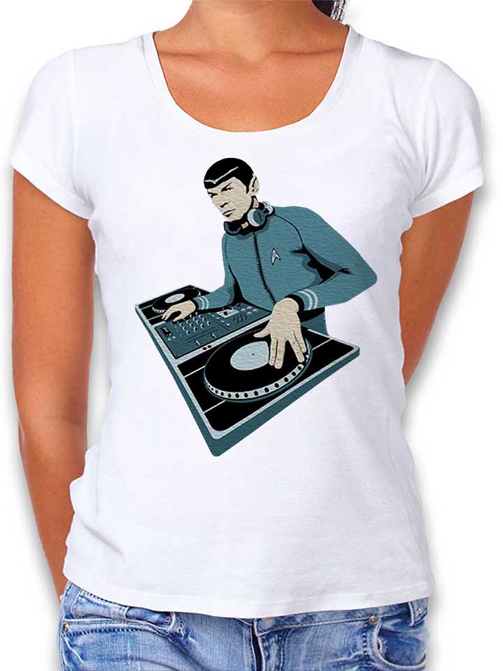 Spock Dj Damen T-Shirt weiss L
