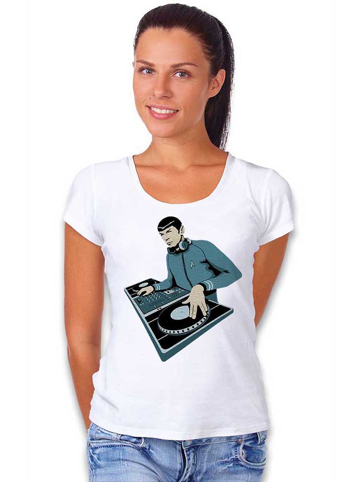 spock-dj-damen-t-shirt weiss 2