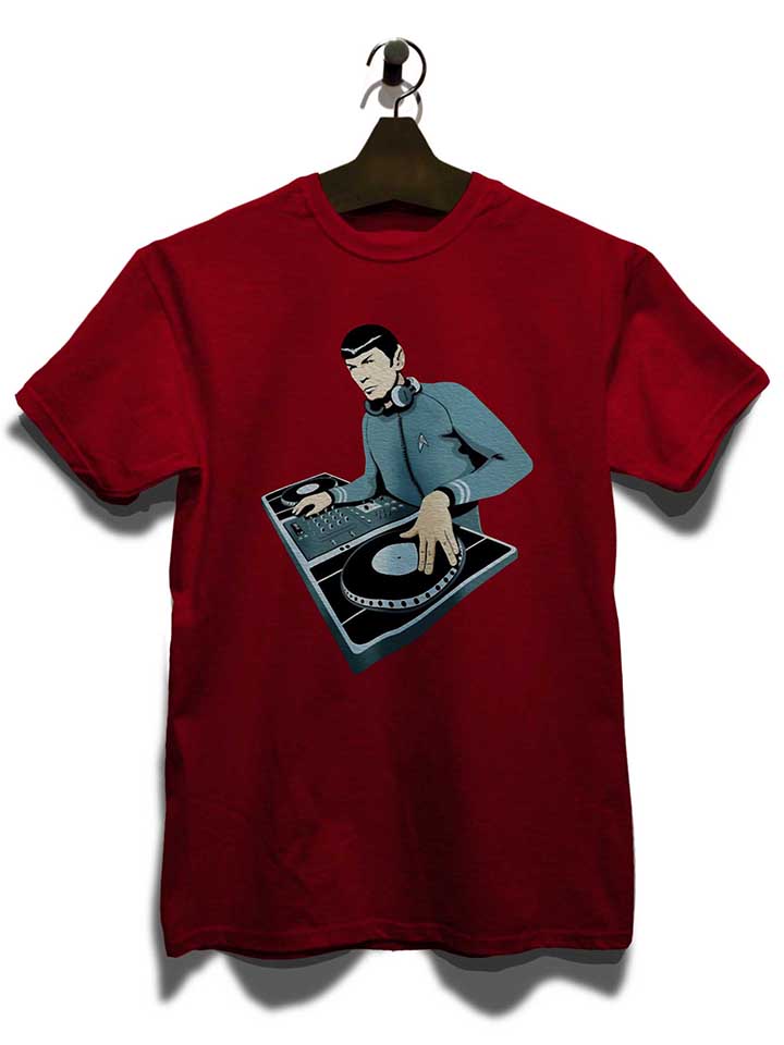 spock-dj-t-shirt bordeaux 3