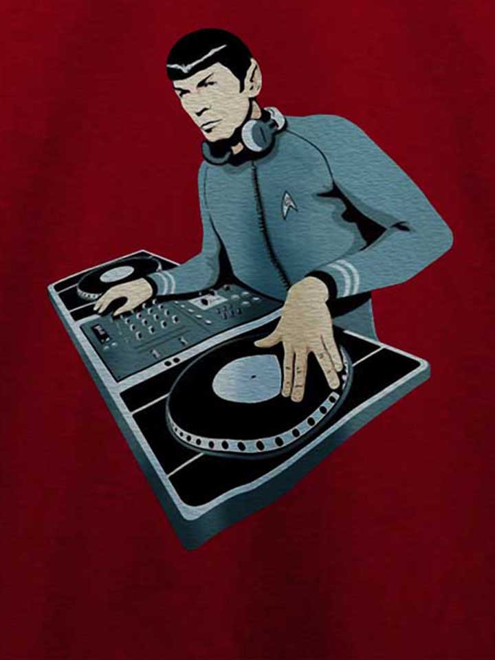 spock-dj-t-shirt bordeaux 4