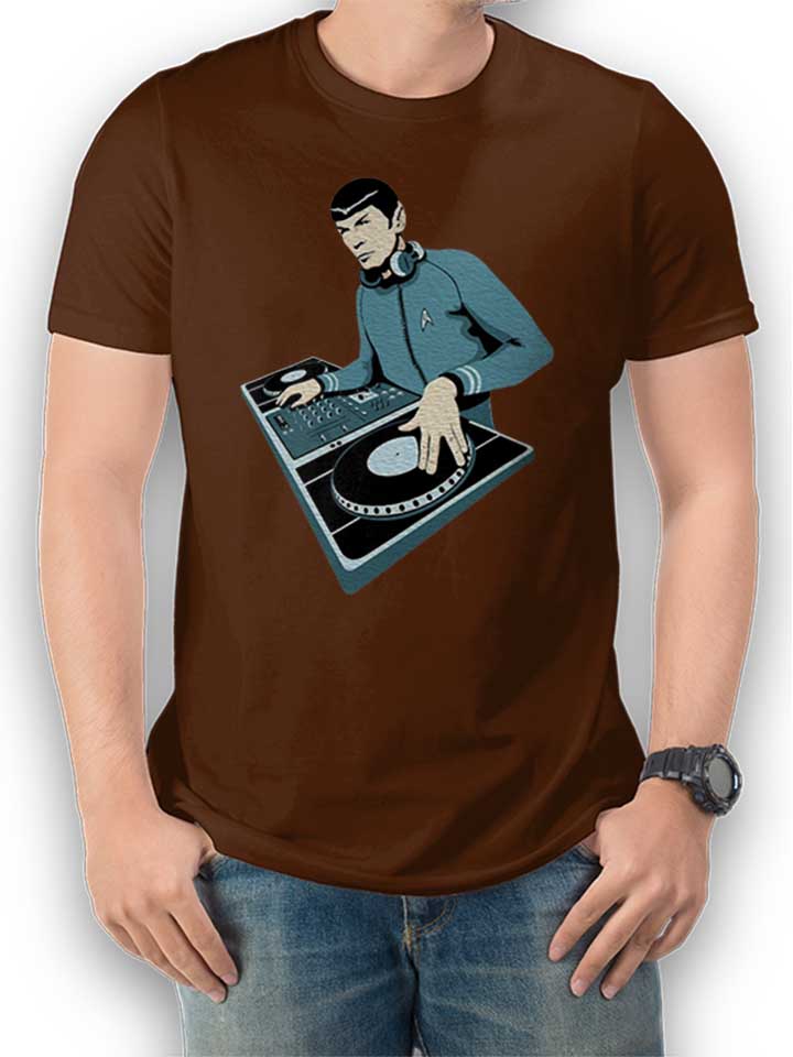 Spock Dj T-Shirt braun L
