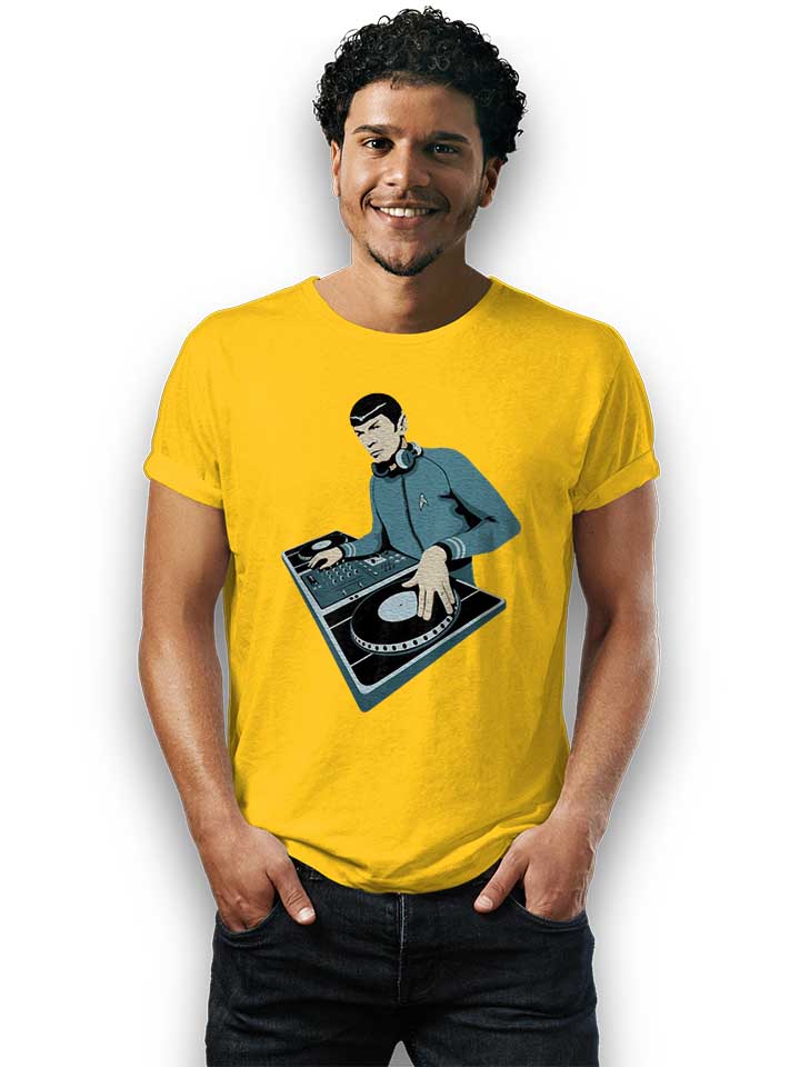 spock-dj-t-shirt gelb 2