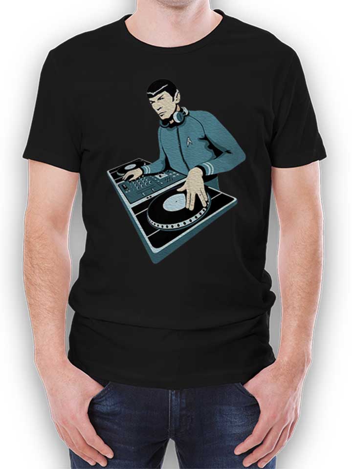 Spock Dj Kinder T-Shirt schwarz 110 / 116
