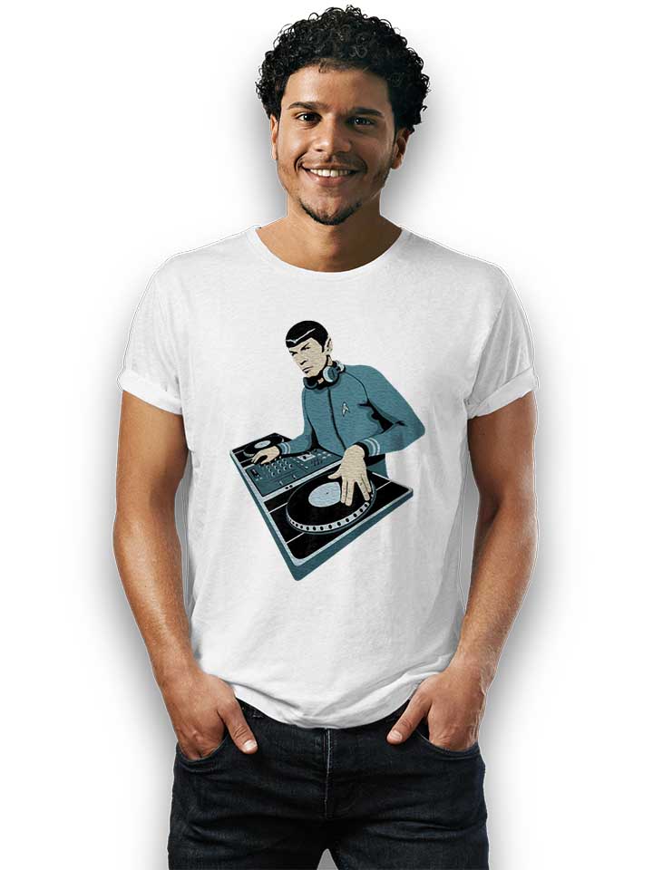 spock-dj-t-shirt weiss 2