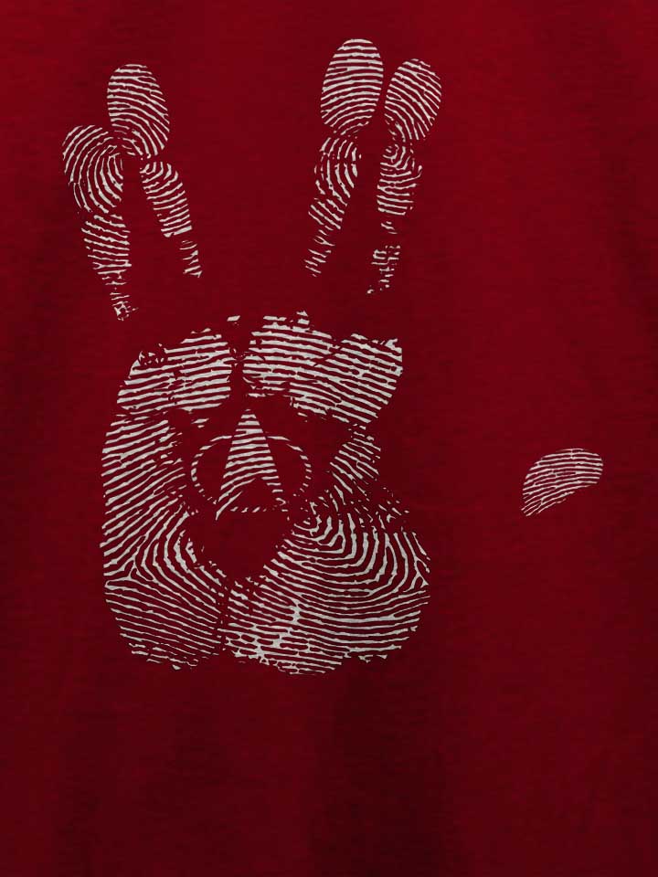 spock-hand-t-shirt bordeaux 4