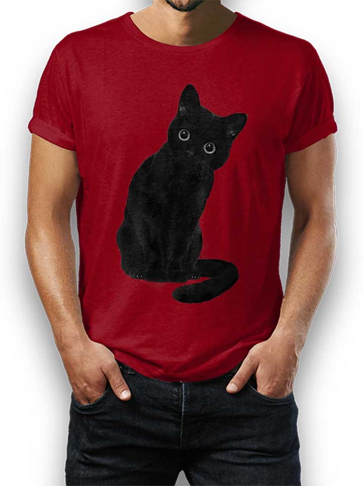 spooky-cute-cat-t-shirt bordeaux 1