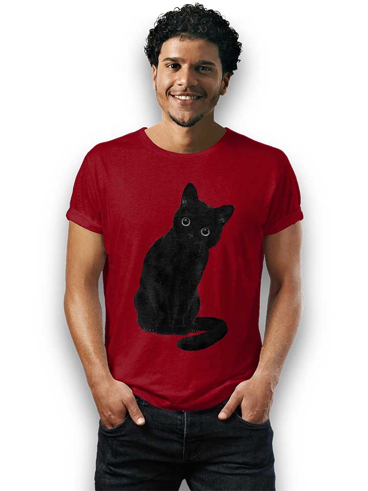 spooky-cute-cat-t-shirt bordeaux 2