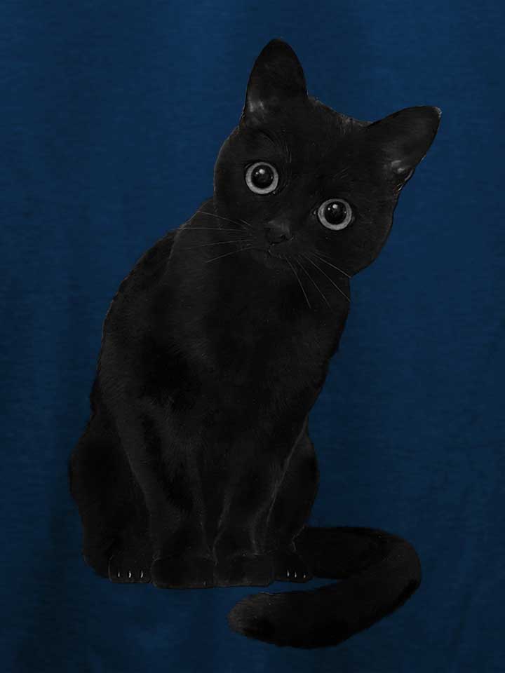 spooky-cute-cat-t-shirt dunkelblau 4