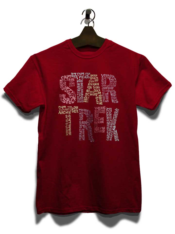 star-cast-trek-t-shirt bordeaux 3