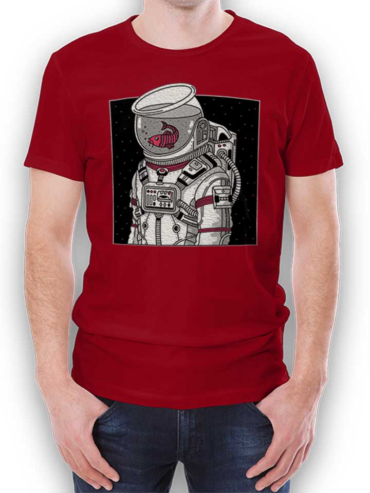star-fish-astronaut-t-shirt bordeaux 1