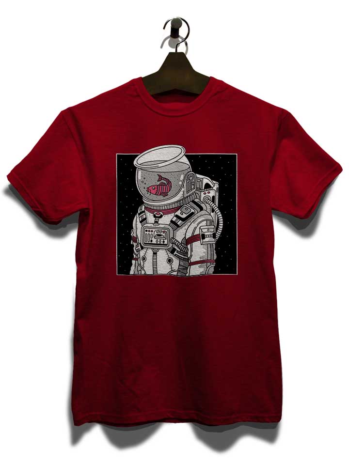 star-fish-astronaut-t-shirt bordeaux 3