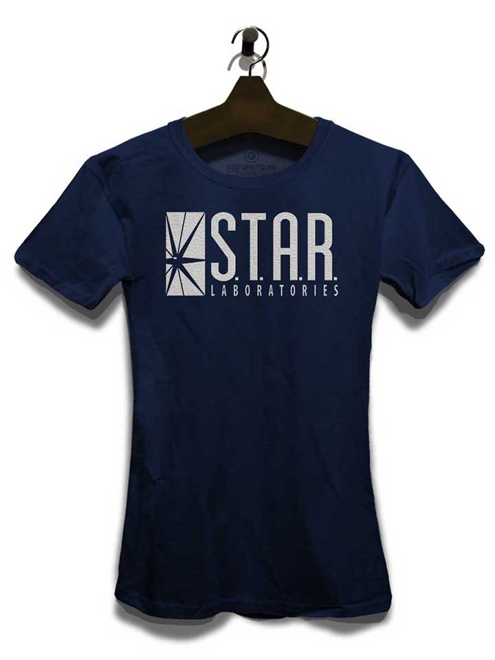 star-labs-logo-damen-t-shirt dunkelblau 3
