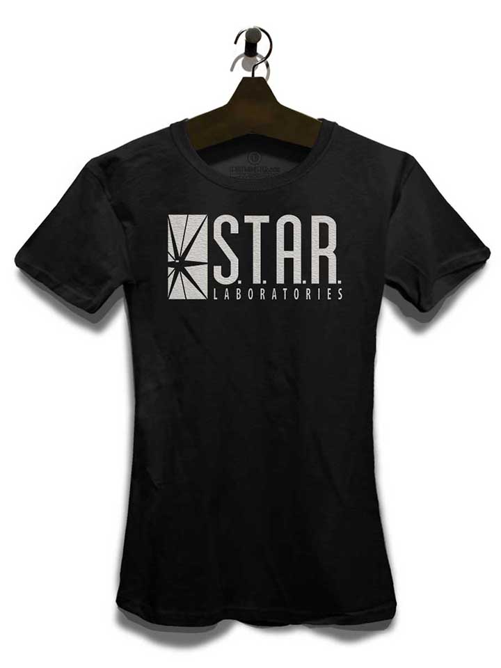 star-labs-logo-damen-t-shirt schwarz 3