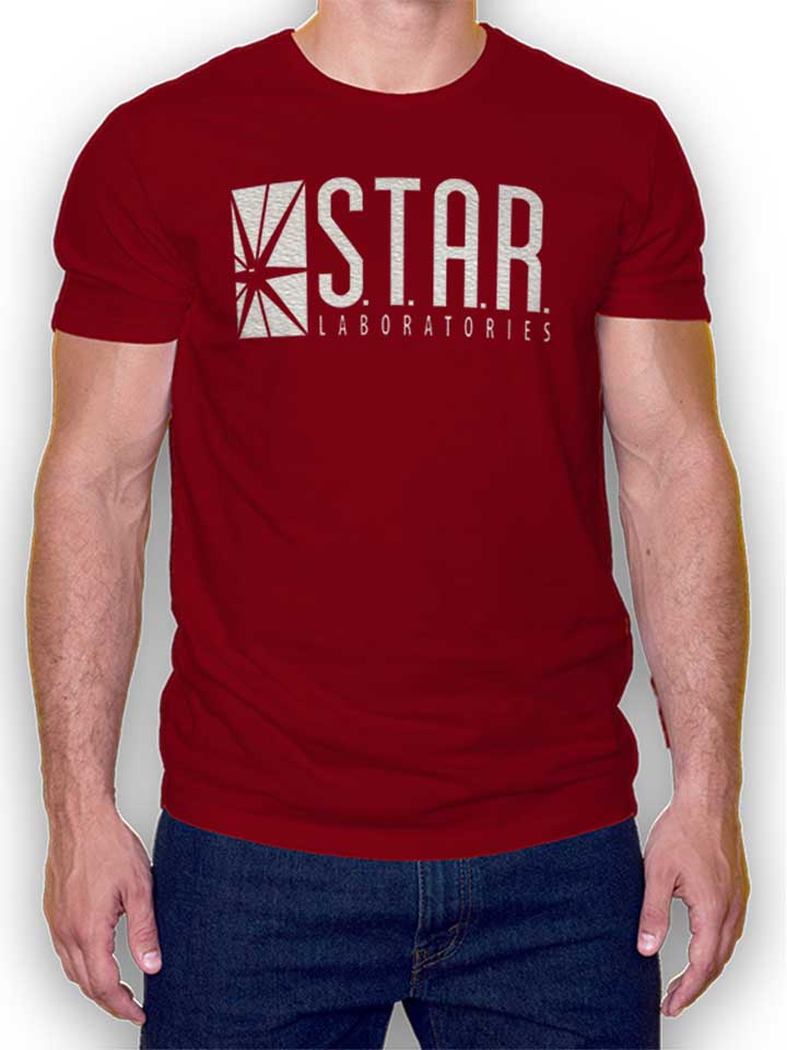 Star Labs Logo T-Shirt maroon L