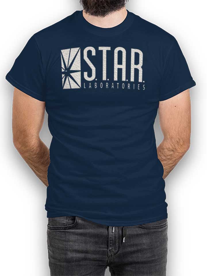Star Labs Logo Camiseta azul-marino L
