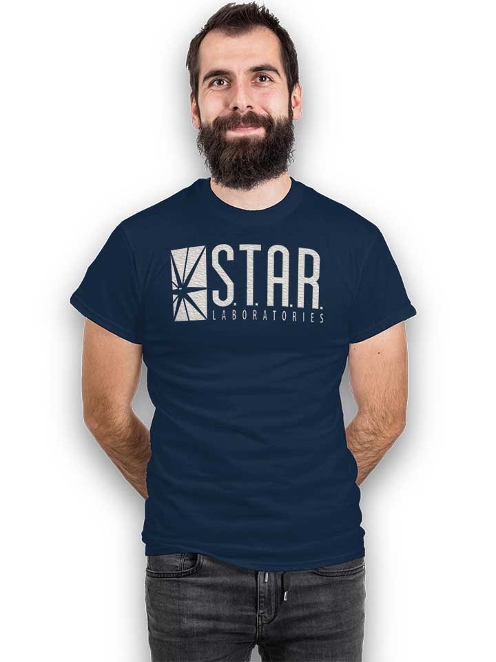 star-labs-logo-t-shirt dunkelblau 2