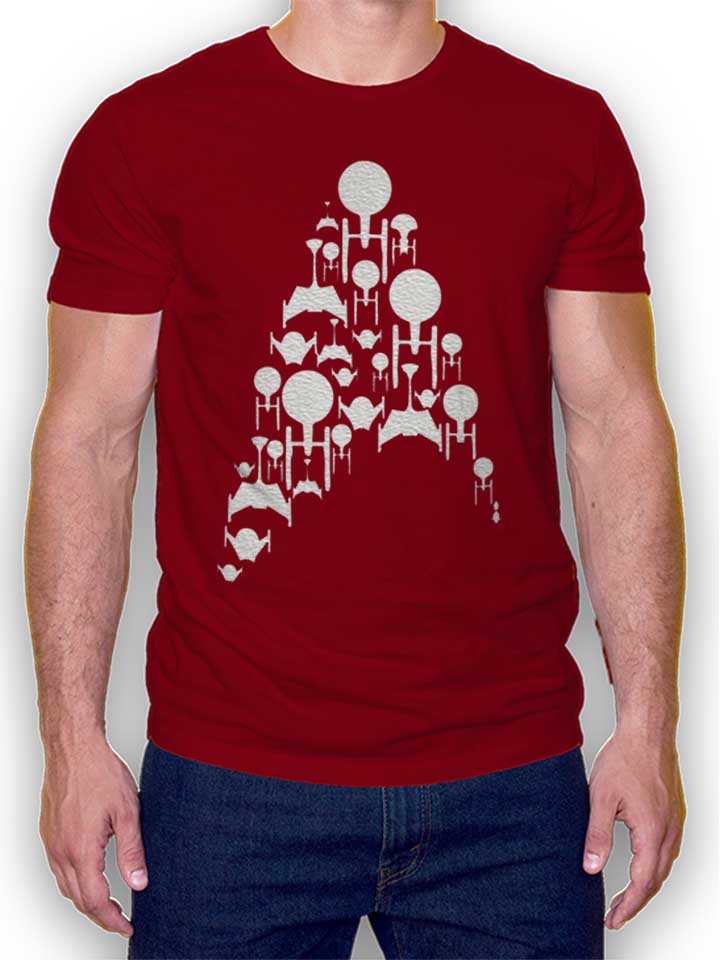 star-trek-ships-logo-t-shirt bordeaux 1