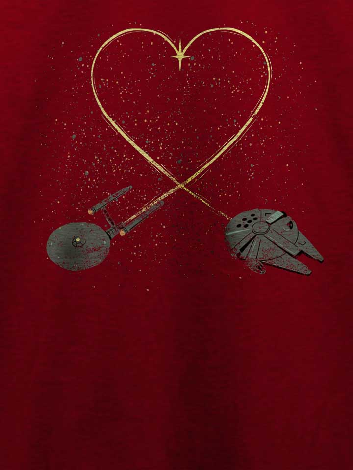 star-trek-wars-love-t-shirt bordeaux 4