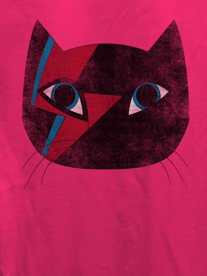 stardust-cat-damen-t-shirt fuchsia 4