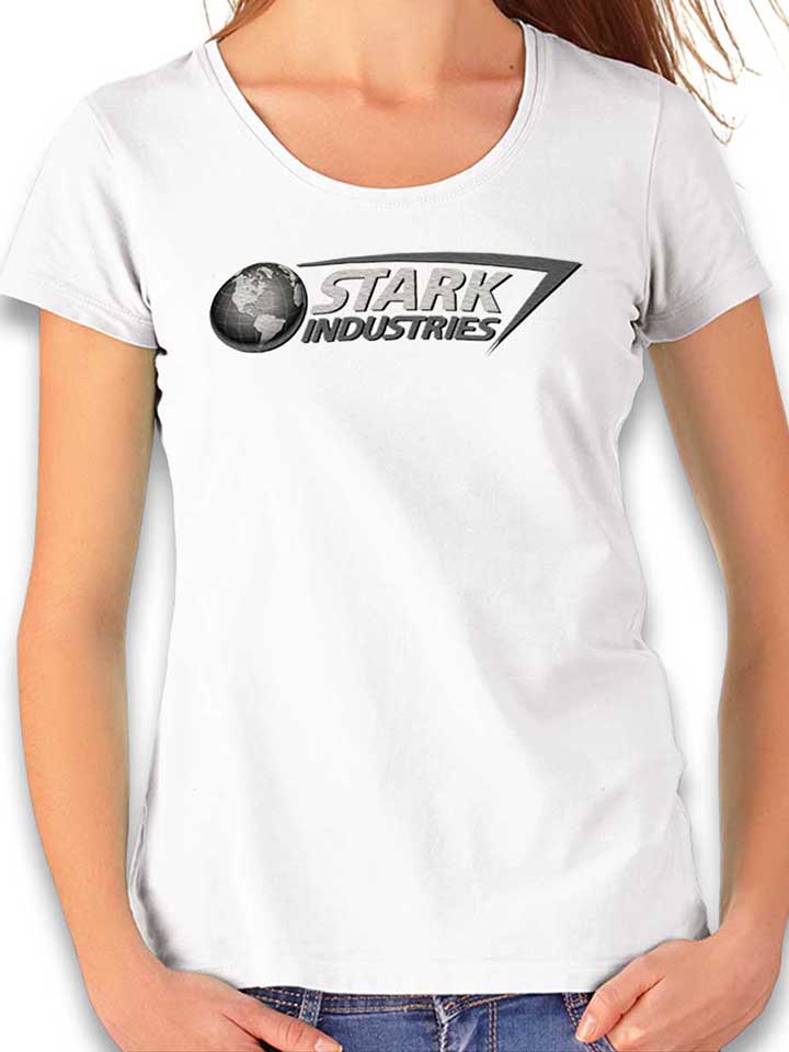Stark Industries Camiseta Mujer blanco L