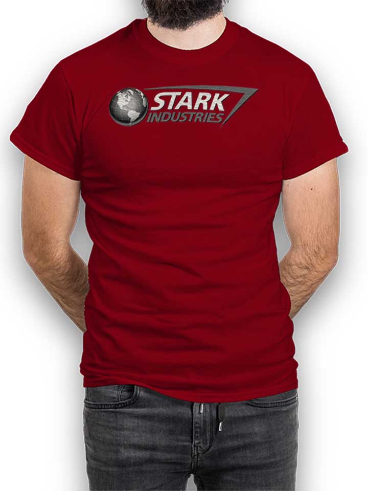 stark-industries-t-shirt bordeaux 1