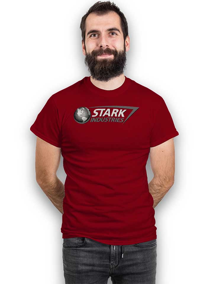 stark-industries-t-shirt bordeaux 2