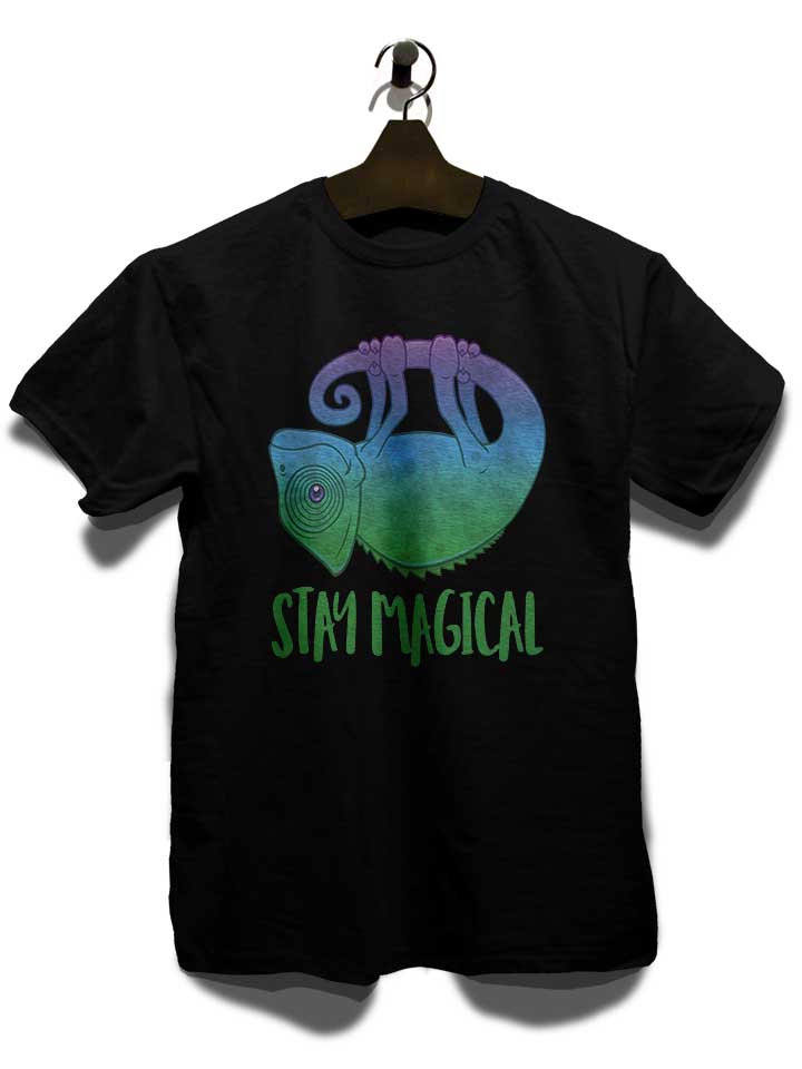 stay-magical-chameleon-t-shirt schwarz 3