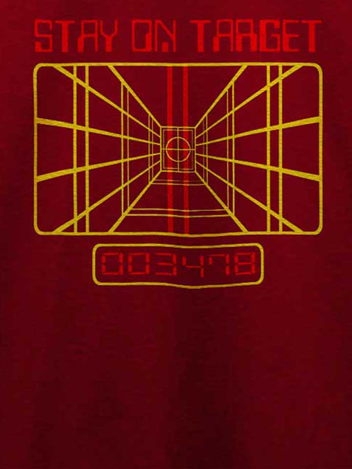 stay-on-target-t-shirt bordeaux 4
