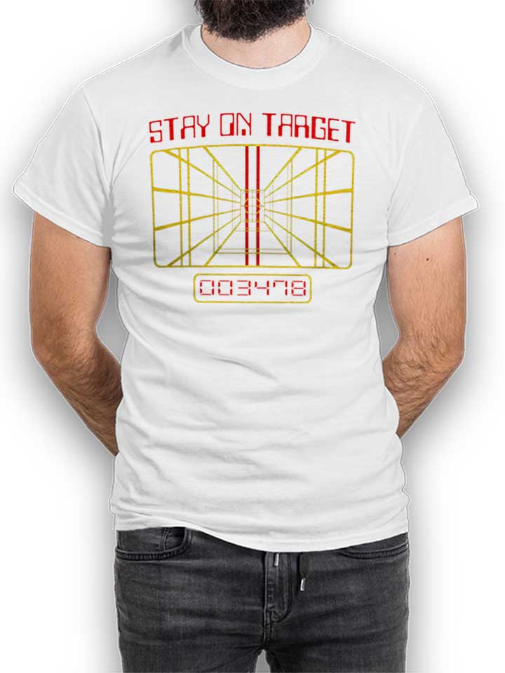 Stay On Target T-Shirt blanc L