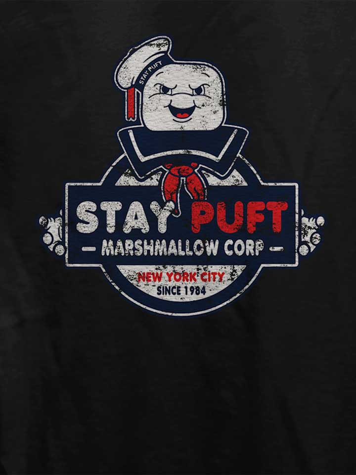 stay-puft-marshmallow-damen-t-shirt schwarz 4