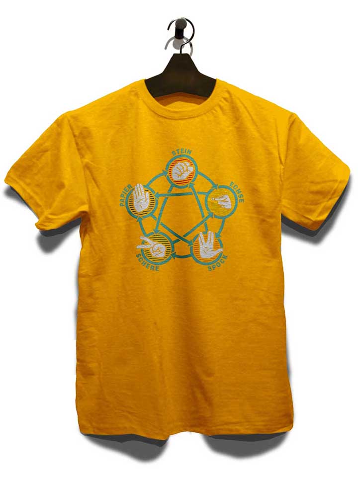 stein-schere-papier-echse-spock-t-shirt gelb 3