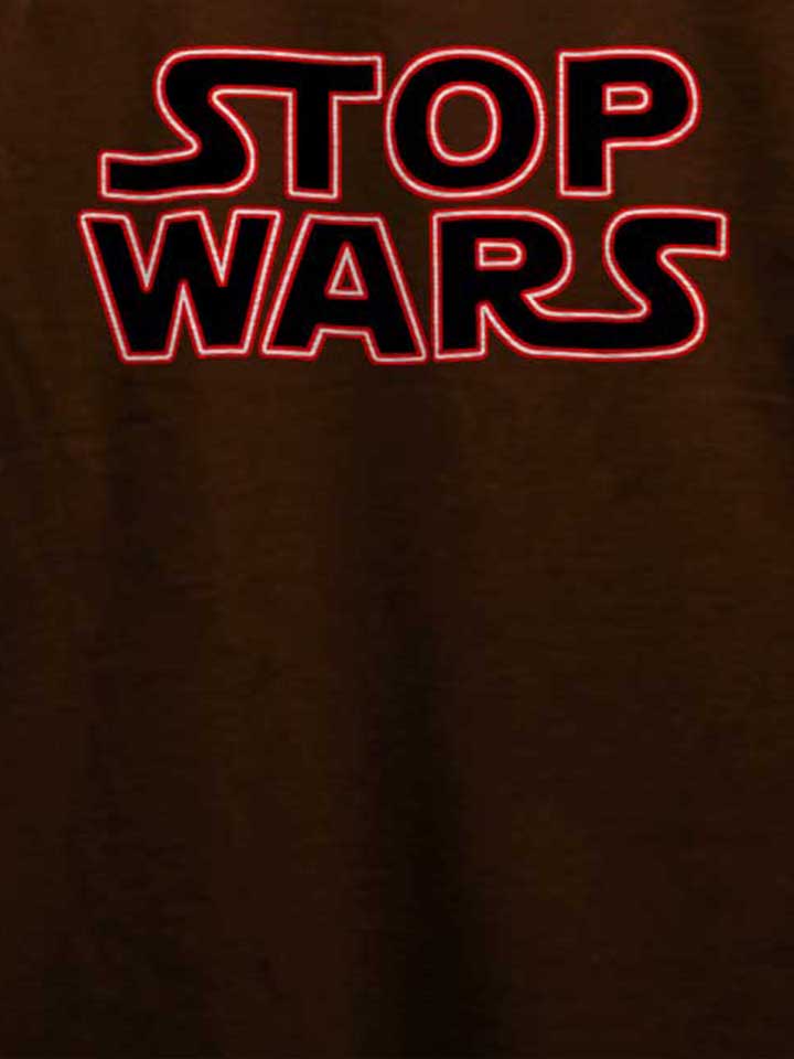 stop-wars-t-shirt braun 4