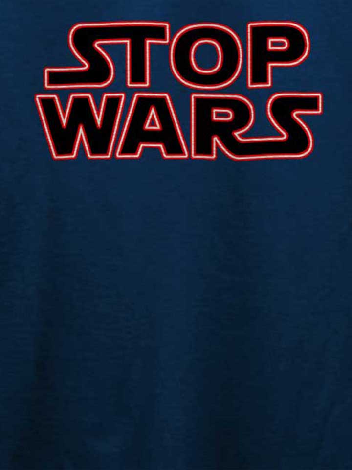 stop-wars-t-shirt dunkelblau 4
