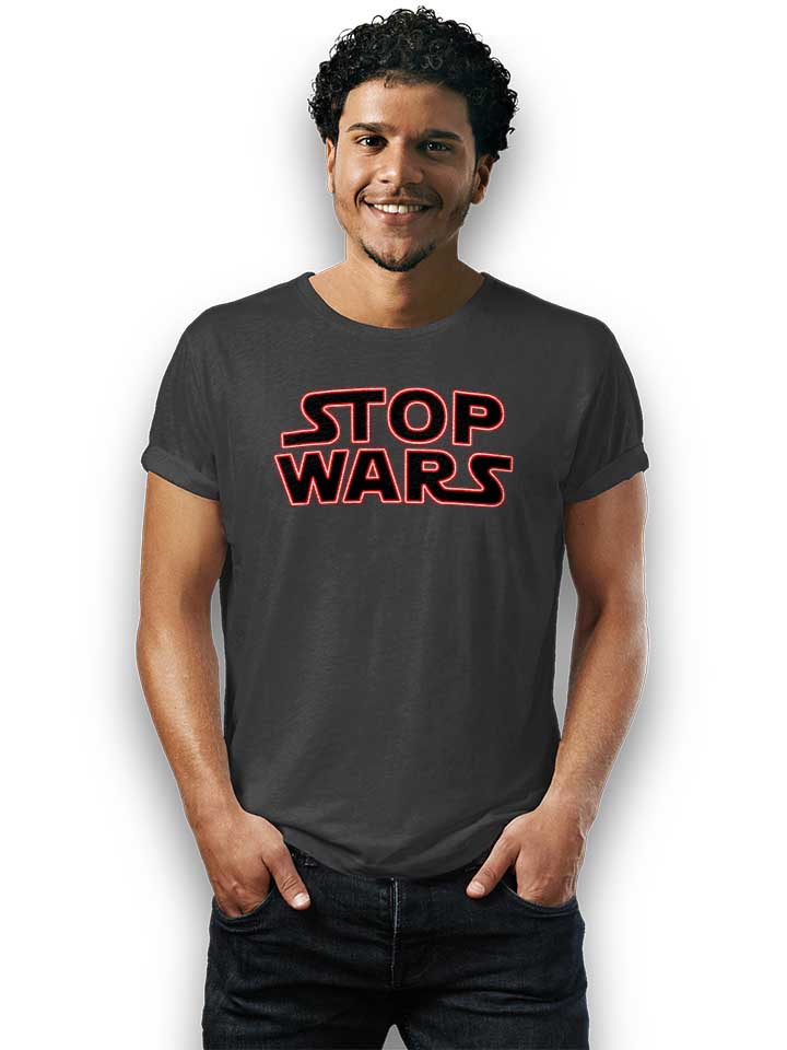 stop-wars-t-shirt dunkelgrau 2
