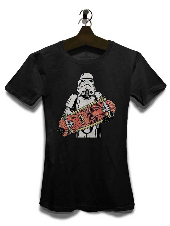 storm-trooper-wookie-skater-damen-t-shirt schwarz 3