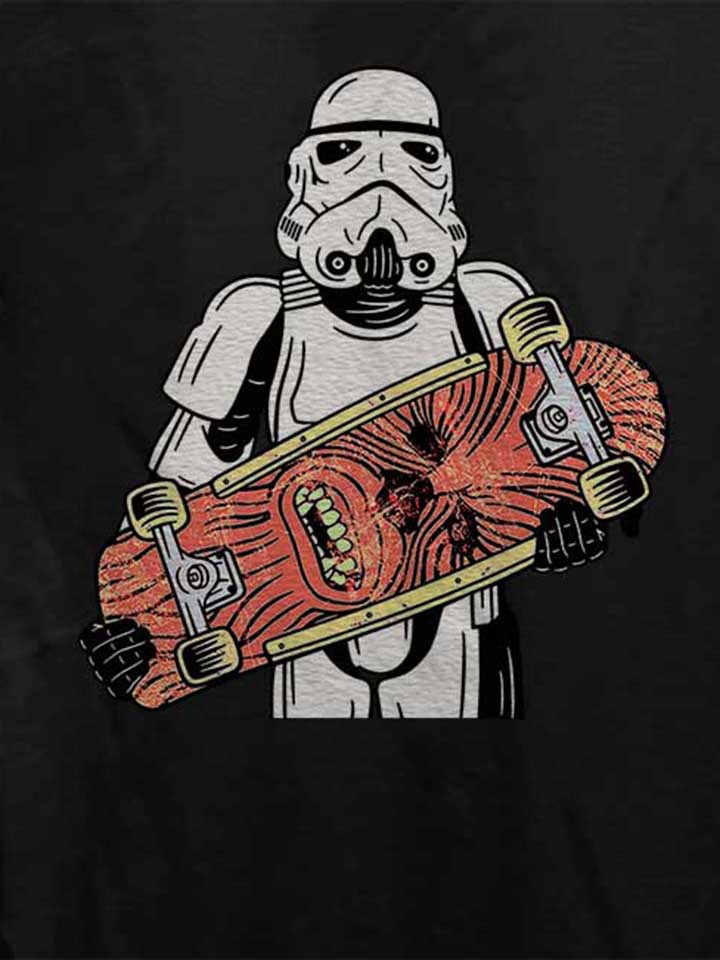 storm-trooper-wookie-skater-damen-t-shirt schwarz 4
